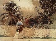 Winslow Homer The way to the market china oil painting artist